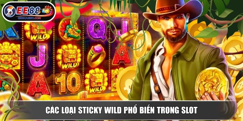 Các loại sticky wild phổ biến trong slot